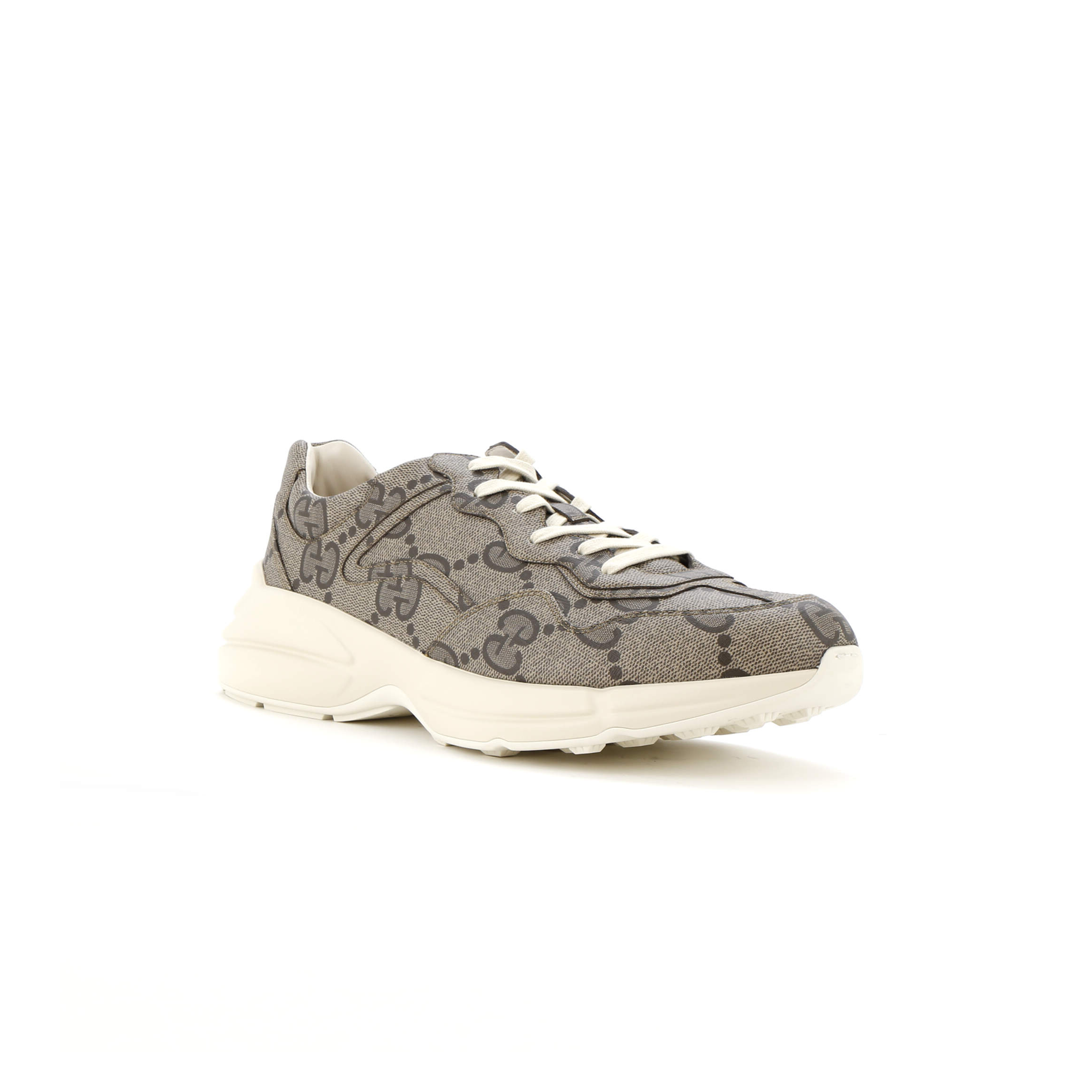 GUCCI RHYTON SNEAKERS JUMBO GG COATED CANVAS 